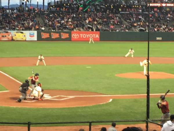 Oracle Park, section: 112, row: 24, seat: 15