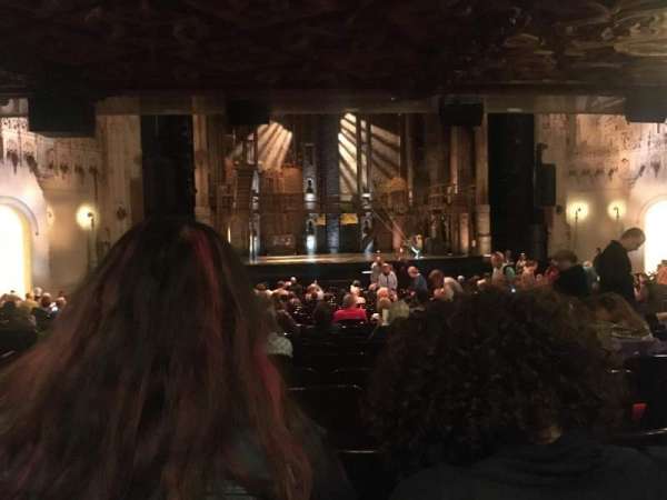 Orpheum Theatre, San Francisco, section: Orchestra L, row: BB, seat: 127