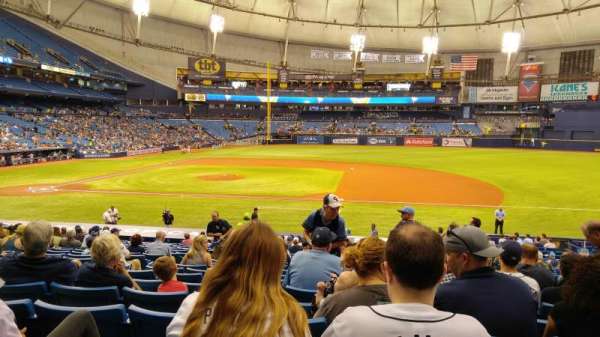 Tropicana Field, section: 118, row: EE, seat: 6