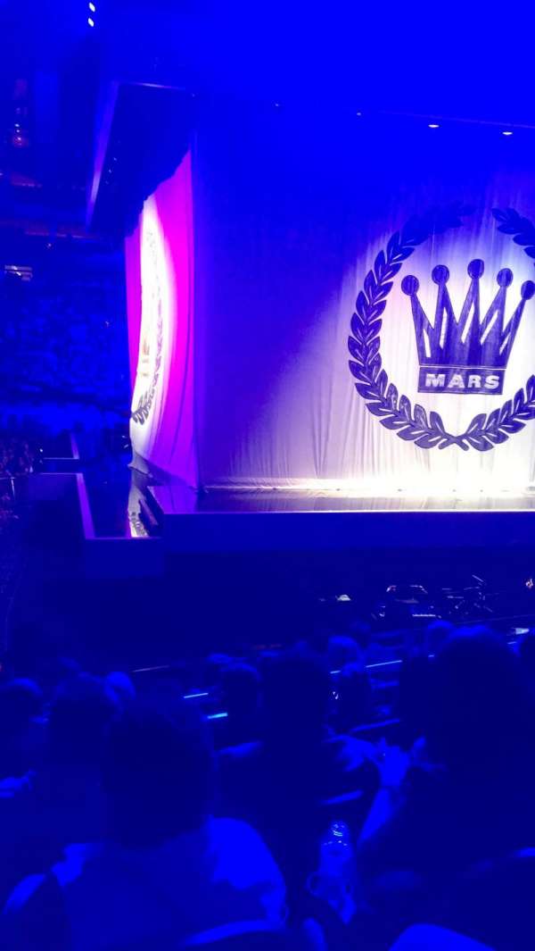 The O2, London, section: 112, row: N, seat: 387