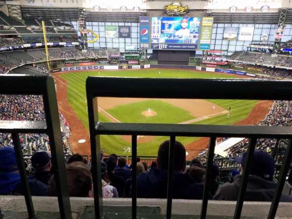 American Family Field, section: 421, row: 8, seat: 11