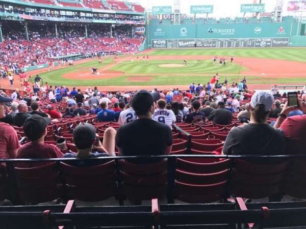 Fenway Park, section: Grandstand 16, row: 3, seat: 16