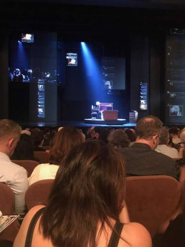 Music Box Theatre, section: Orchestra C, row: L, seat: 108