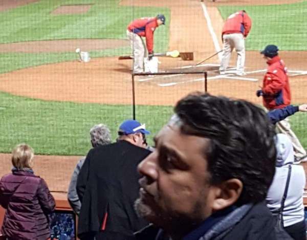 Fenway Park, section: Loge Box 124, row: Aa, seat: 1