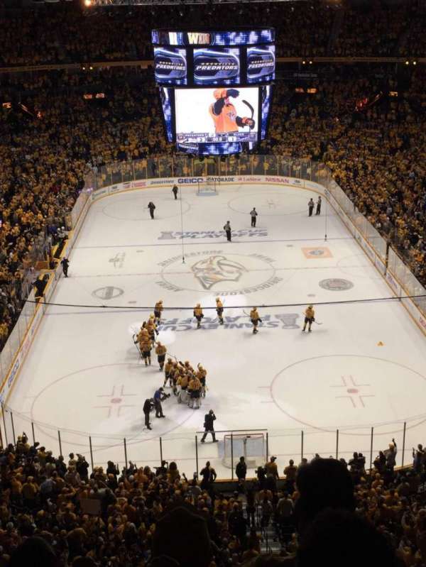 Bridgestone Arena, section: 301, row: E, seat: 14