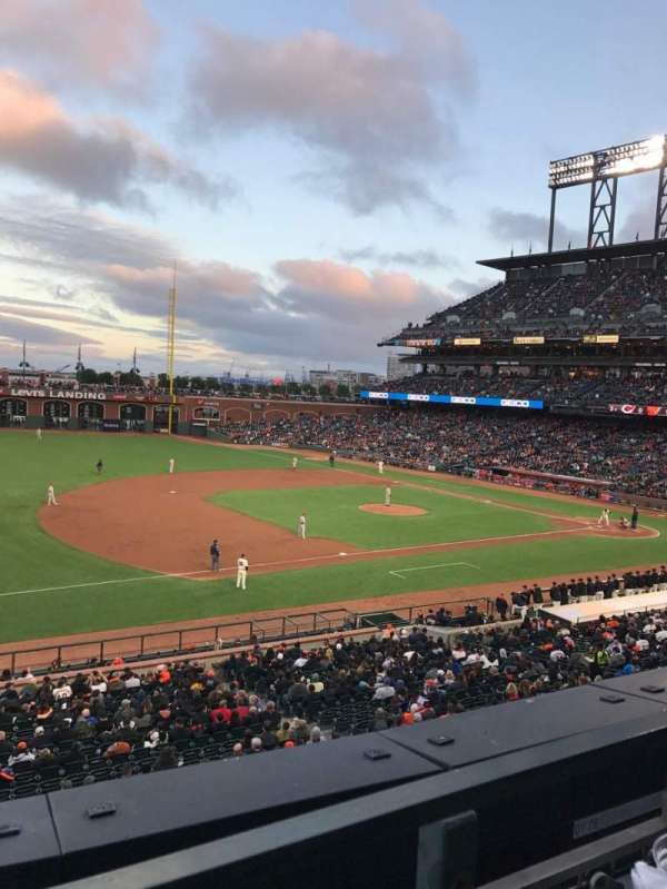 Oracle Park, section: 226, row: A, seat: 2