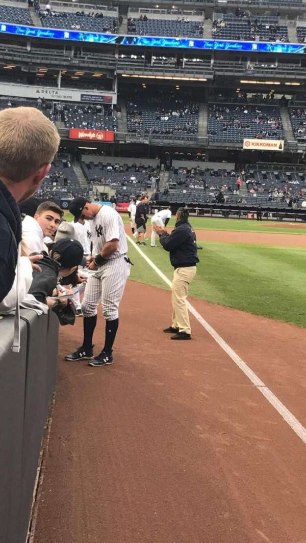 Yankee Stadium, section: 110, row: 3, seat: 5