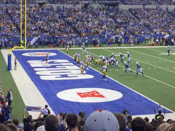 Lucas Oil Stadium, section: 145, row: 22, seat: 12