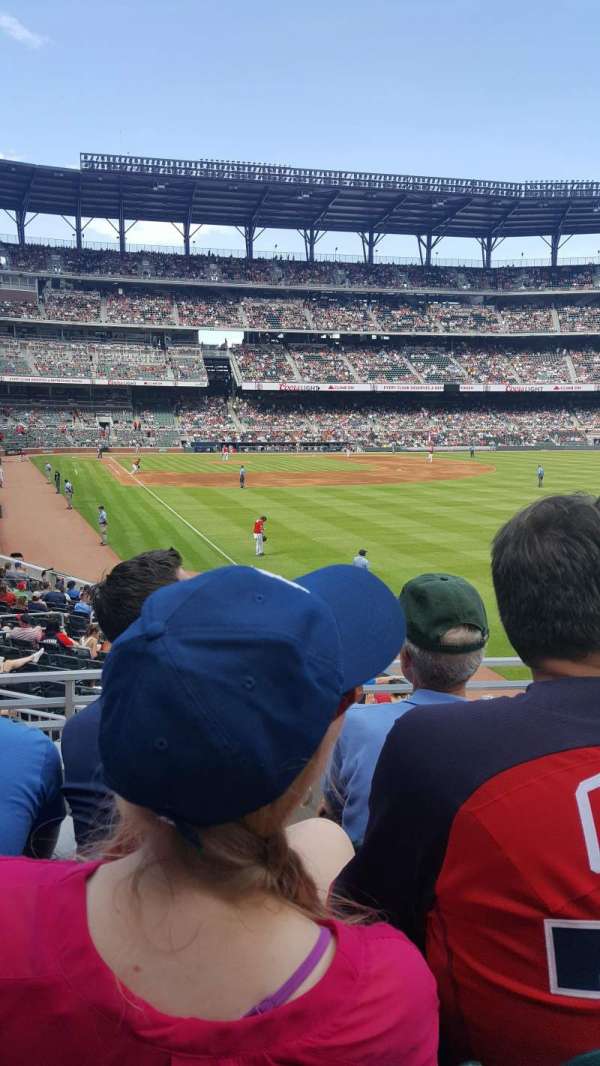 Truist Park, section: 107, row: 3, seat: 13