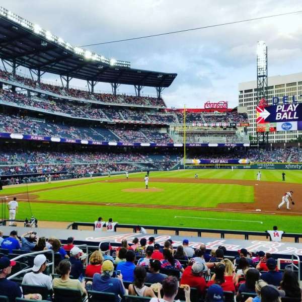 Truist Park, section: 118, row: 2, seat: 12