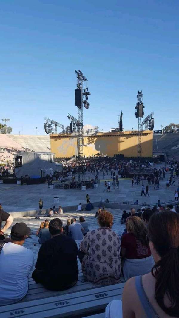 Rose Bowl, section: 13-H, row: 23, seat: 102
