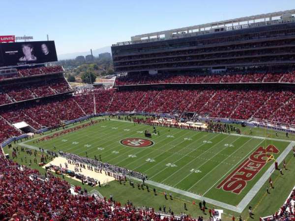 levi's stadium, section: 405, row: 3, seat: 25