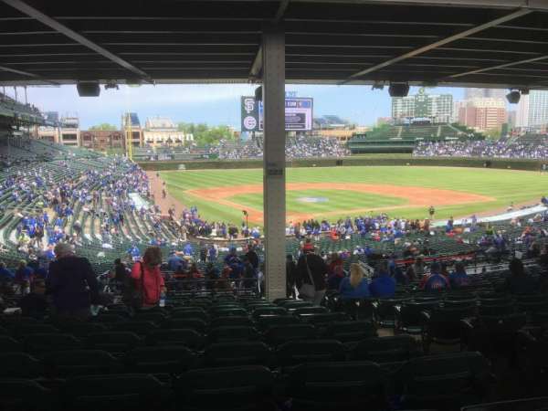 Wrigley Field, section: 218, row: 17, seat: 25