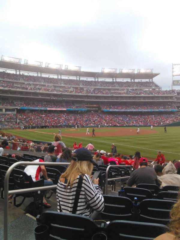 Nationals Park, section: 135, row: T, seat: 14