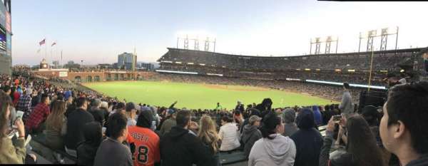 Oracle Park, section: 141, row: 28, seat: 6