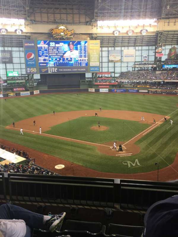 American Family Field, section: 332, row: 4, seat: 4