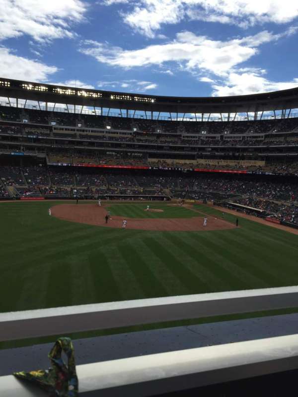 Target Field, section: 231, row: 1, seat: 19