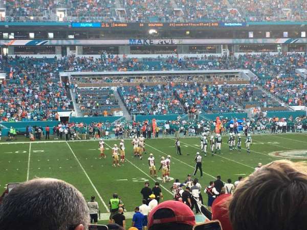 Hard Rock Stadium, section: 120, row: 22, seat: 18