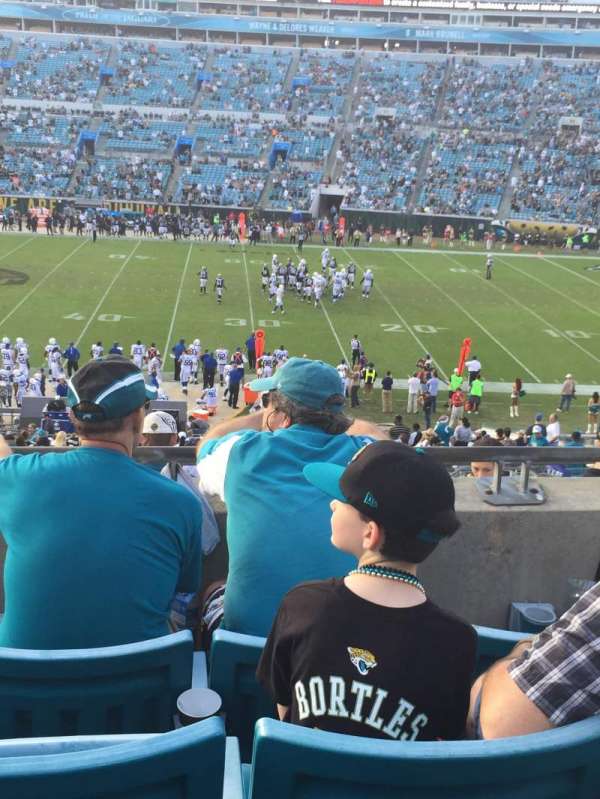 EverBank Stadium, section: 235, row: 4