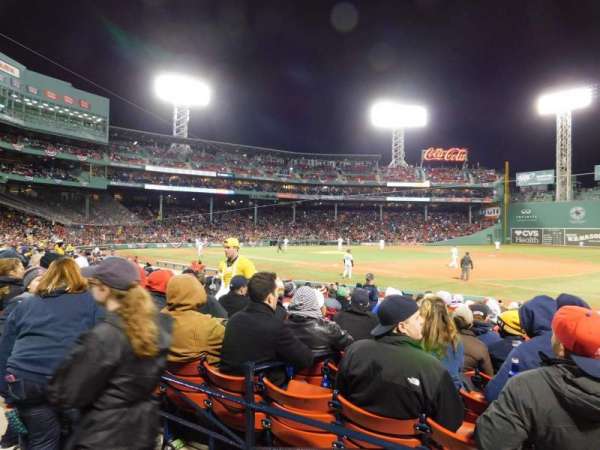 Fenway Park, section: Loge Box 102, row: AA, seat: 10
