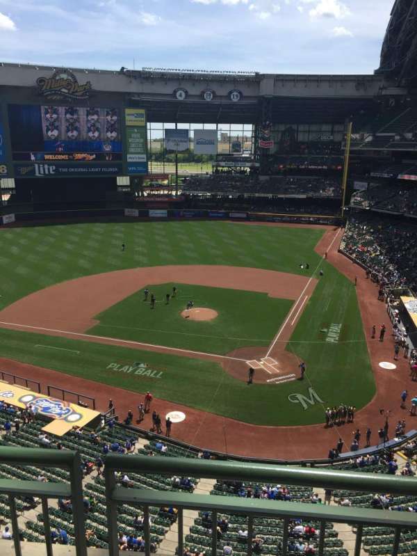 American Family Field, section: 425, row: 1, seat: 11