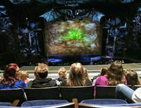 Gershwin Theatre, section: Front Mezzanine C, row: D, seat: 106