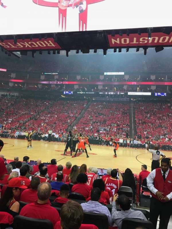 Toyota Center, section: 120, row: 5, seat: 2