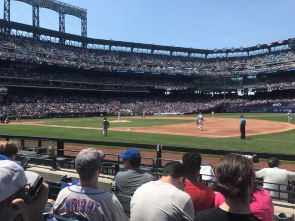 Citi Field, section: 111, row: 4, seat: 109