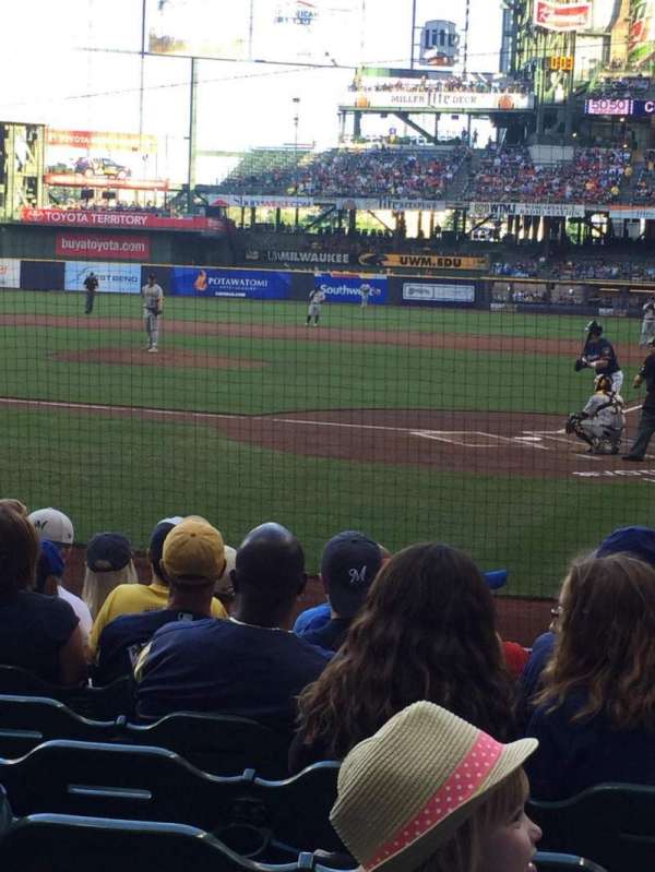American Family Field, section: 119, row: 9, seat: 9