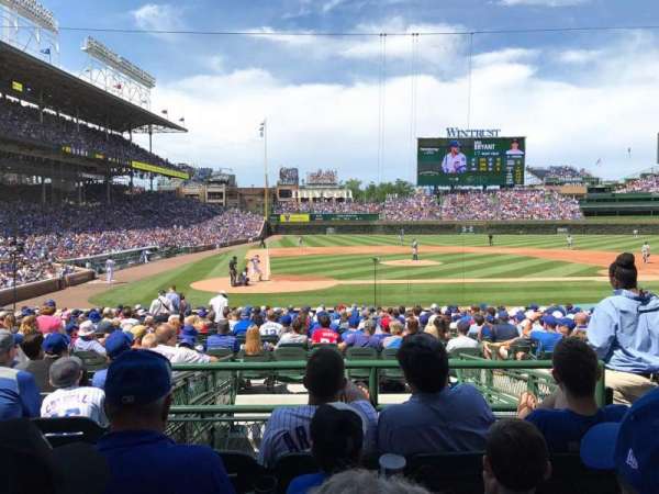 Wrigley Field, section: 121, row: 8, seat: 13