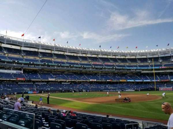 Yankee Stadium, section: 112, row: 2, seat: 12