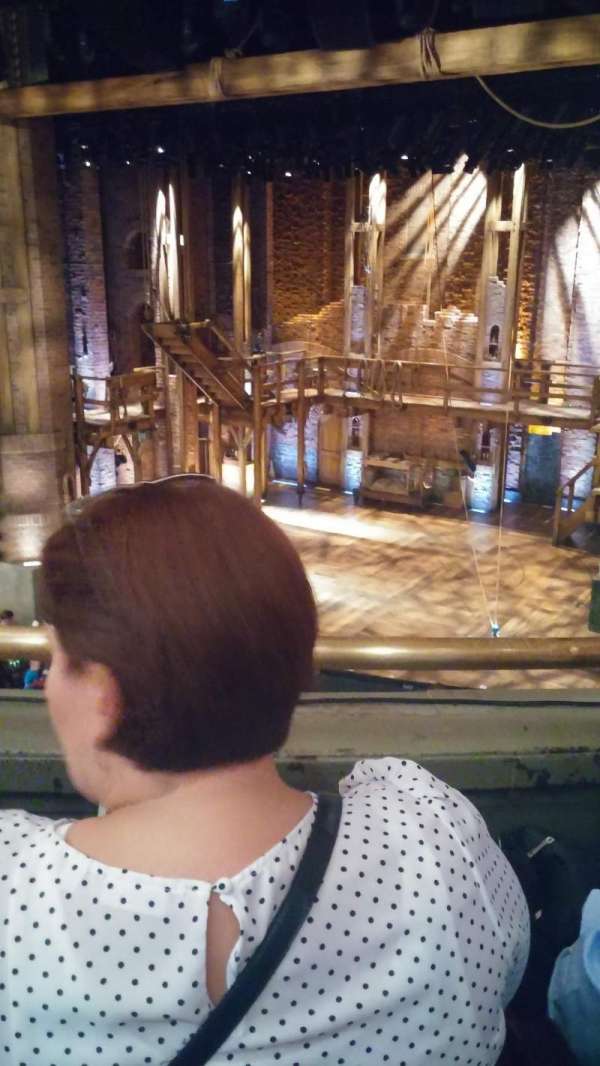 CIBC Theatre, section: Mezzanine R, row: B, seat: 6