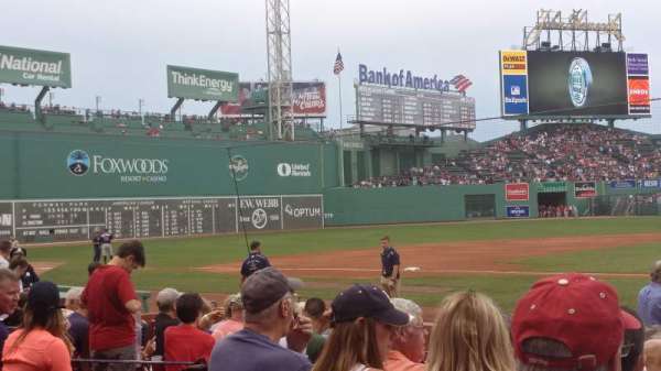 Fenway Park, section: Field Box 55, row: K, seat: 2