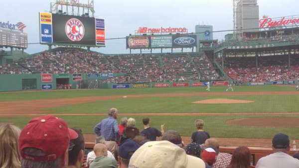 Fenway Park, section: Field Box 55, row: K, seat: 2