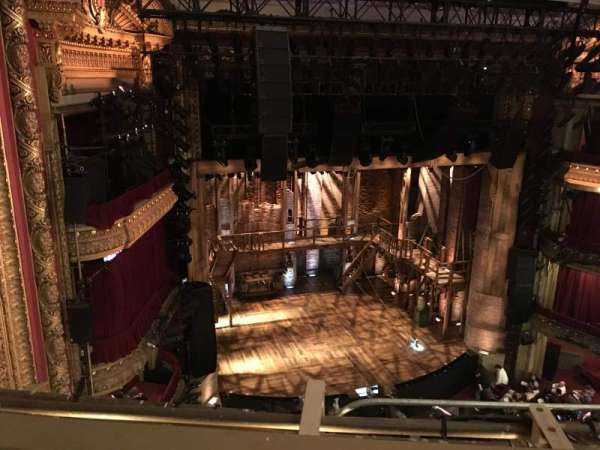 CIBC Theatre, section: Balcony L, row: B, seat: 3
