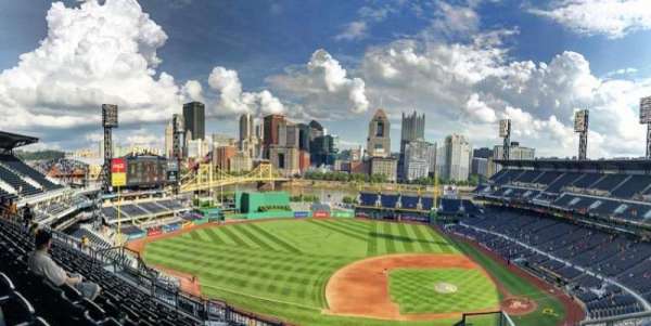 PNC Park, section: 323, row: Q, seat: 4