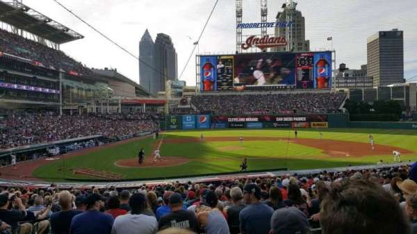 Progressive Field, section: 149, row: DD, seat: 14