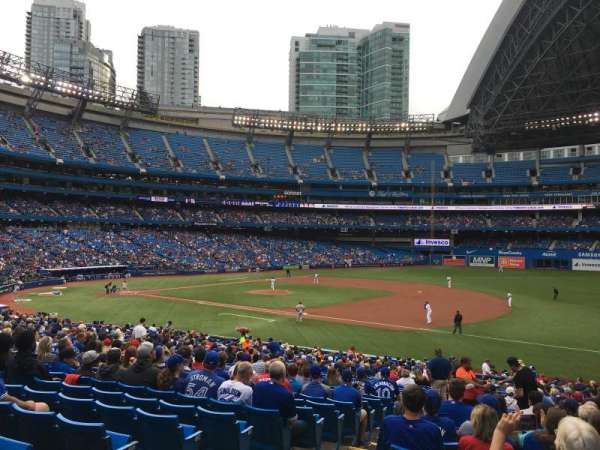 Rogers Centre, section: 114R, row: 34, seat: 3