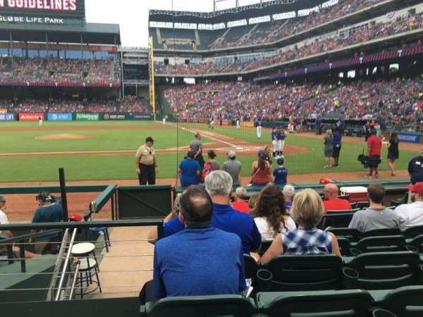 Globe Life Park in Arlington, section: 21, row: 6, seat: 1
