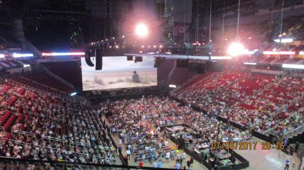 Toyota Center, section: 420, row: 1, seat: 15