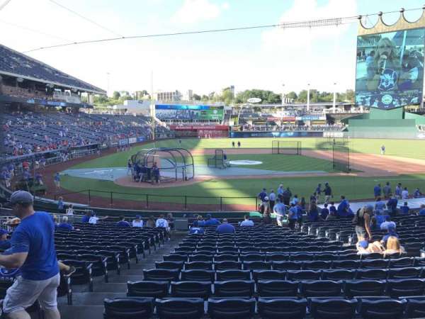Kauffman Stadium, section: 131, row: W, seat: 1