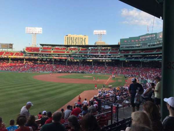 Fenway Park, section: Grandstand 33, row: 5, seat: 9