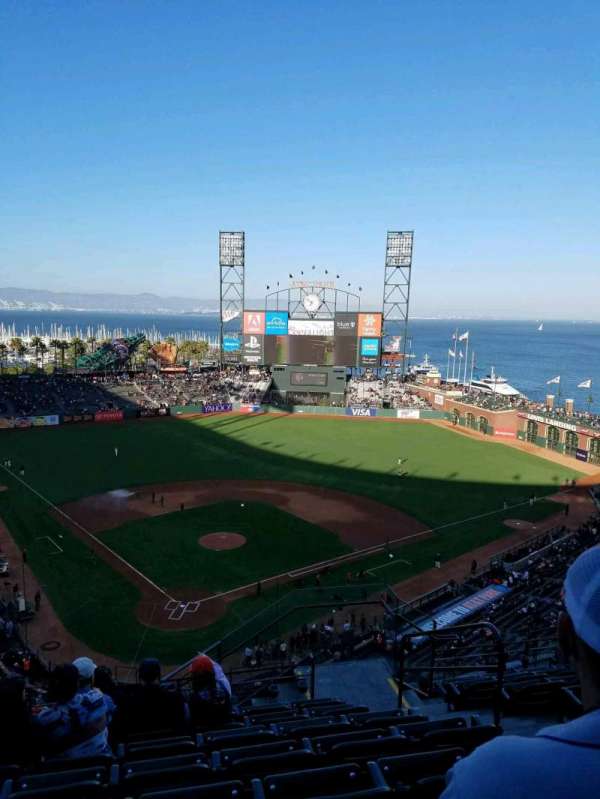 Oracle Park, section: VR314, row: 8, seat: 4