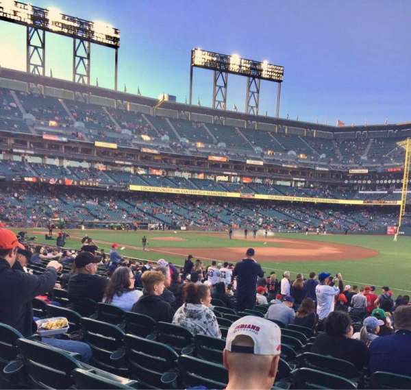 Oracle Park, section: 103, row: 21, seat: 11-12