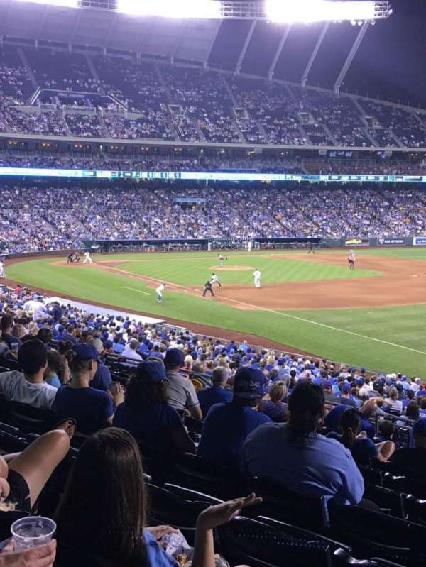 Kauffman Stadium, section: 243, row: LL, seat: 12