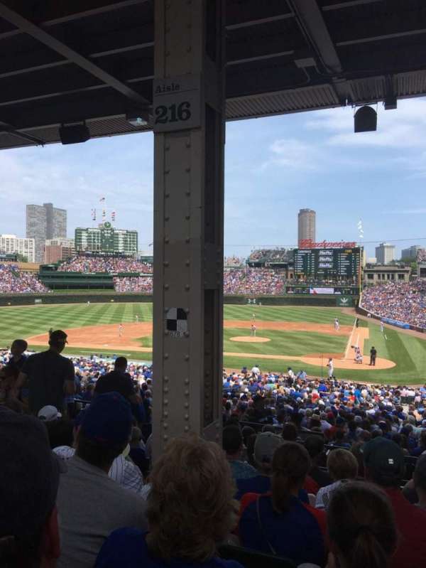 Wrigley Field, section: 214, row: 10, seat: 6