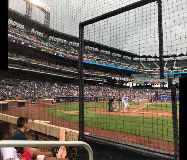 Citi Field, section: B, row: 2, seat: 12
