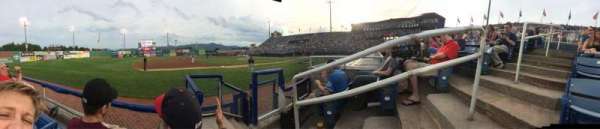Salem Memorial Ballpark, section: 214, row: B, seat: 2