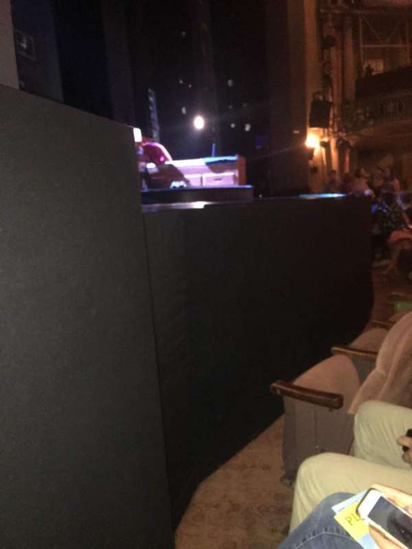 Music Box Theatre, section: orchestra l, row: b, seat: 11