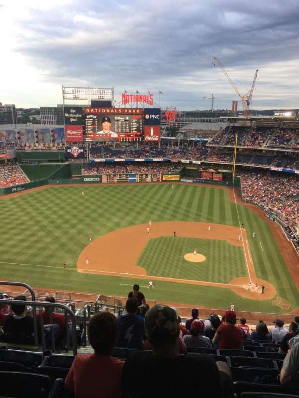 Nationals Park, section: 409, row: M, seat: 26